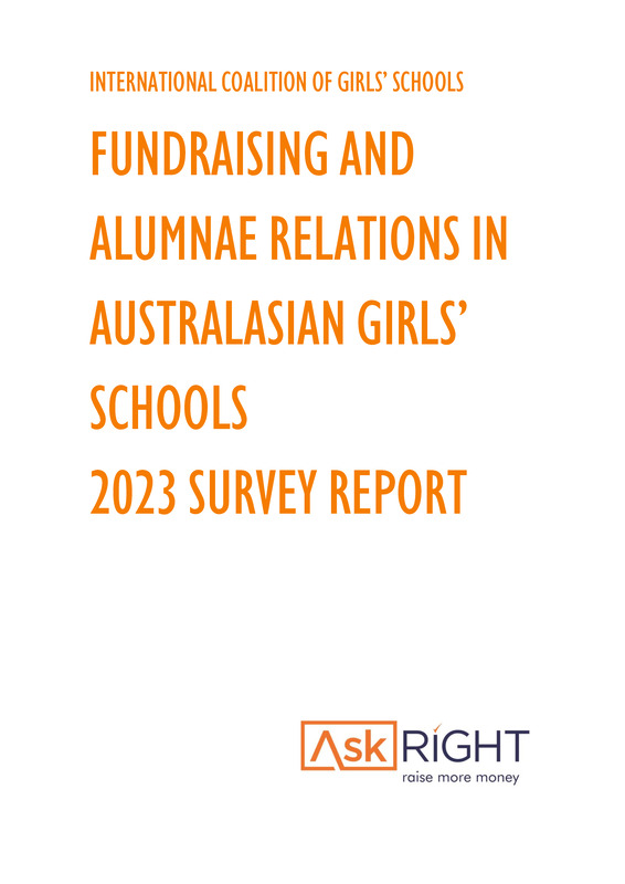 Fundraising and Alumnae Relations in Australasian Girls’ Schools